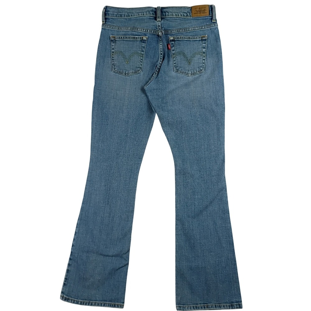Vintage Levis 515 Boot Cut Jeans Womens 6M 30X31 Blue Wash Mid Rise Western Y2K